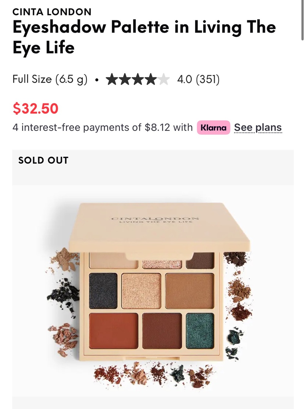 Living The Eye Life Eyeshadow Palette — Warm Browns & Teal Accent